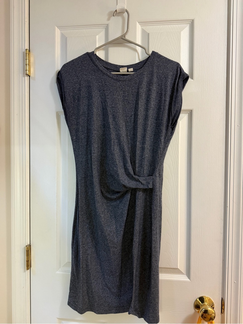 Flattering GAP Navy Twist-Front Midi Dress